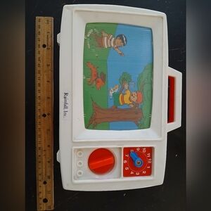 Rainfall Inc Children's Wind Up Toy Music TV Radio Vintage